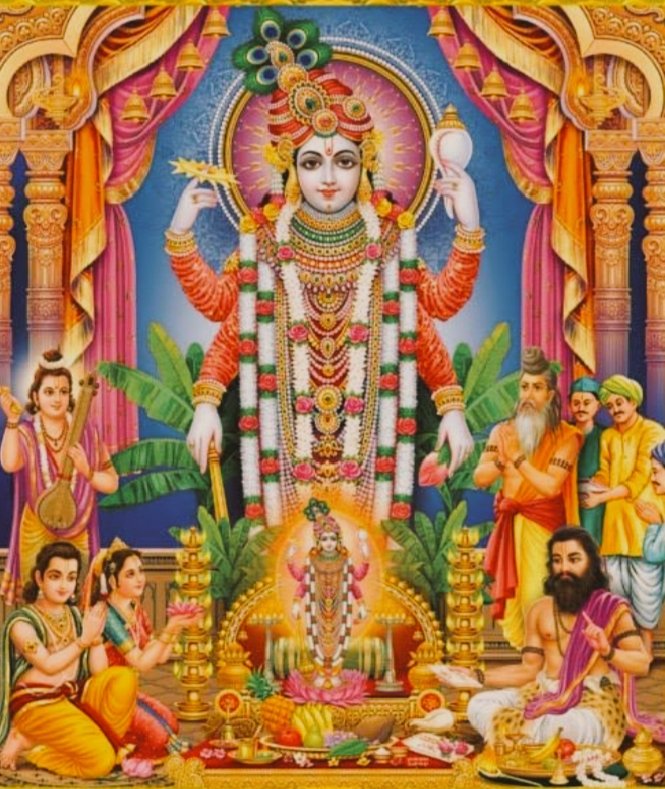 gaurishankarjdu's tweet image. शान्ताकारं भुजंगशयनं पद्मनाभं सुरेशं, विश्वाधारं गगन सदृशं मेघवर्ण शुभांगम्। लक्ष्मीकांत कमलनयनं योगिभिर्ध्यानगम्यं, वन्दे विष्णु भवभयहरं सर्व लौकेक नाथम् .
#विष्णु #भगवान #बृहस्पतिवार
#gaurishankarrajhans @vishnumandir