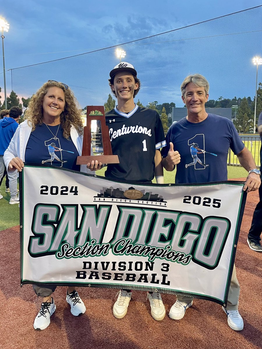 Joshua Kaplan (@joshman2025) on Twitter photo We won the CIF D3 Championship 12-1 over Calexico! Winning back to back <a href="/cifsds/">CIF-SDS</a> titles is such an amazing way to finish out my high school career. On to regionals!! ๐<a href="/UCHS_Centurions/">University City HS Athletics</a> <a href="/cgreer18/">Coach Chris Greer</a> <a href="/CoachT619/">Teryn Stanley</a> <a href="/DavidRing10/">DR Player Development</a> <a href="/PrepBaseballCA/">PREP BASEBALL CALIFORNIA</a> <a href="/SDPrepInsider/">SD Prep Insider</a> <a href="/FlatgroundBats/">FLATGROUND Hitting</a>
5/31/2025 We won the CIF D3 Championship 12-1 over Calexico! Winning back to back <a href="/cifsds/">CIF-SDS</a> titles is such an amazing way to finish out my high school career. On to regionals!! ๐<a href="/UCHS_Centurions/">University City HS Athletics</a> <a href="/cgreer18/">Coach Chris Greer</a> <a href="/CoachT619/">Teryn Stanley</a> <a href="/DavidRing10/">DR Player Development</a> <a href="/PrepBaseballCA/">PREP BASEBALL CALIFORNIA</a> <a href="/SDPrepInsider/">SD Prep Insider</a> <a href="/FlatgroundBats/">FLATGROUND Hitting</a>
5/31/2025