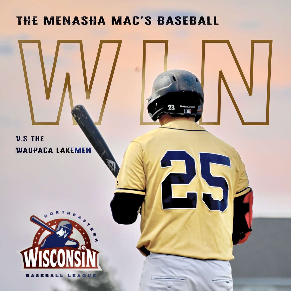 MACS WIN!

<a href="/AlexWindey/">Alex Windey</a> went 6in, 3R (0ER), with 6Ks

<a href="/iandohms/">ian</a> Earned the win and had 6Ks in 2.2 scoreless innings in relief

Colin Nigl went 3-5 with two RBIs, while Nick Lenzendorf had 2 hits and 3 RBIs

Macs are back in action tomorrow for their first league game vs Appleton