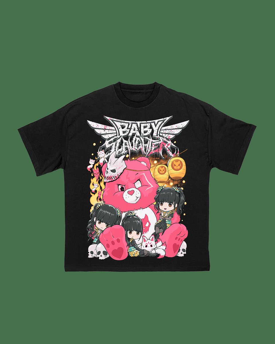 BABY SLAUGHTER BEAR TEE、BABYMETAL Ver. と Slaughter to Prevail