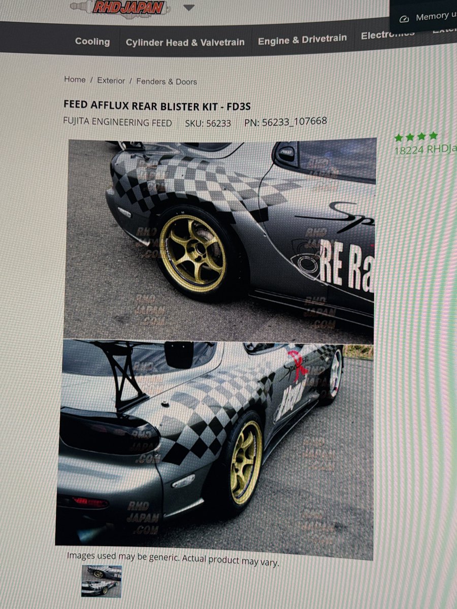 evilrotary7's tweet photo. @yuki78feed Looks amazing! I am planning to purchase the FEED Fenders, do you know if my wheels and tyres will fit? 
295/30/18 Front and rear. Advan GT 18 x 11J Offset +30.

Thank you😊🙏🏻 https://t.co/npxGINFczZ