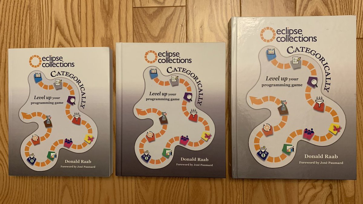 Donald Raab (@thedonraab) on Twitter photo #EclipseCollections 12.0 is in release review <a href="/EclipseFdn/">Eclipse Foundation</a>. Eclipse Collections Categorically (ECC) matte hardcover (center👇) is now available for pre-order on Barnes & Noble & GA on June 15. Amazon Kindle version of ECC will be GA on June 30.🙏
#Java summer forecast is 🌞🏖️☕📚 #EclipseCollections 12.0 is in release review <a href="/EclipseFdn/">Eclipse Foundation</a>. Eclipse Collections Categorically (ECC) matte hardcover (center👇) is now available for pre-order on Barnes & Noble & GA on June 15. Amazon Kindle version of ECC will be GA on June 30.🙏
#Java summer forecast is 🌞🏖️☕📚
