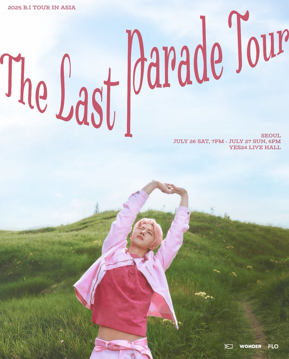 2025 B.I TOUR: The Last Parade Tour in SEOUL 선예매 팬클럽 인증 및 티켓오픈 안내 자세한 사항은  아래 링크를 통해 확인해 주세요. - 예스24 : https://t.co/dMYI6vbY0N - 예스 24 글로벌 :  https://t.co/54YWSmo49L #