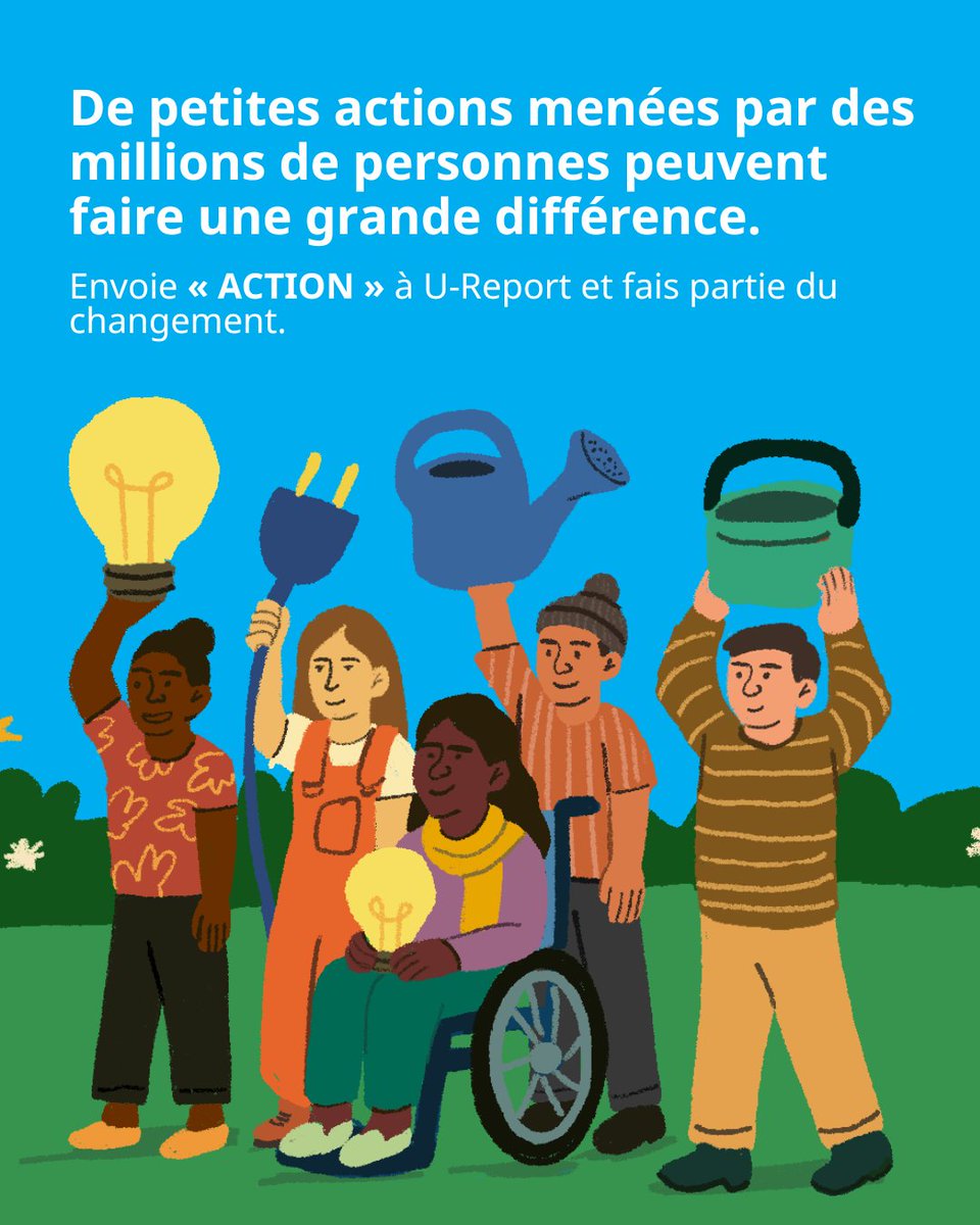 UNICEF (FR) (@unicef_fr) on Twitter photo 🌍 Quand on agit ensemble, les petits gestes deviennent puissants.
Notre défi vert te permet de t’engager et d’inspirer les autres. Plus on agit, plus notre appel au #ClimateAction prend de l’ampleur.
#JournéeMondialeDeLenvironnement 🌍 Quand on agit ensemble, les petits gestes deviennent puissants.
Notre défi vert te permet de t’engager et d’inspirer les autres. Plus on agit, plus notre appel au #ClimateAction prend de l’ampleur.
#JournéeMondialeDeLenvironnement