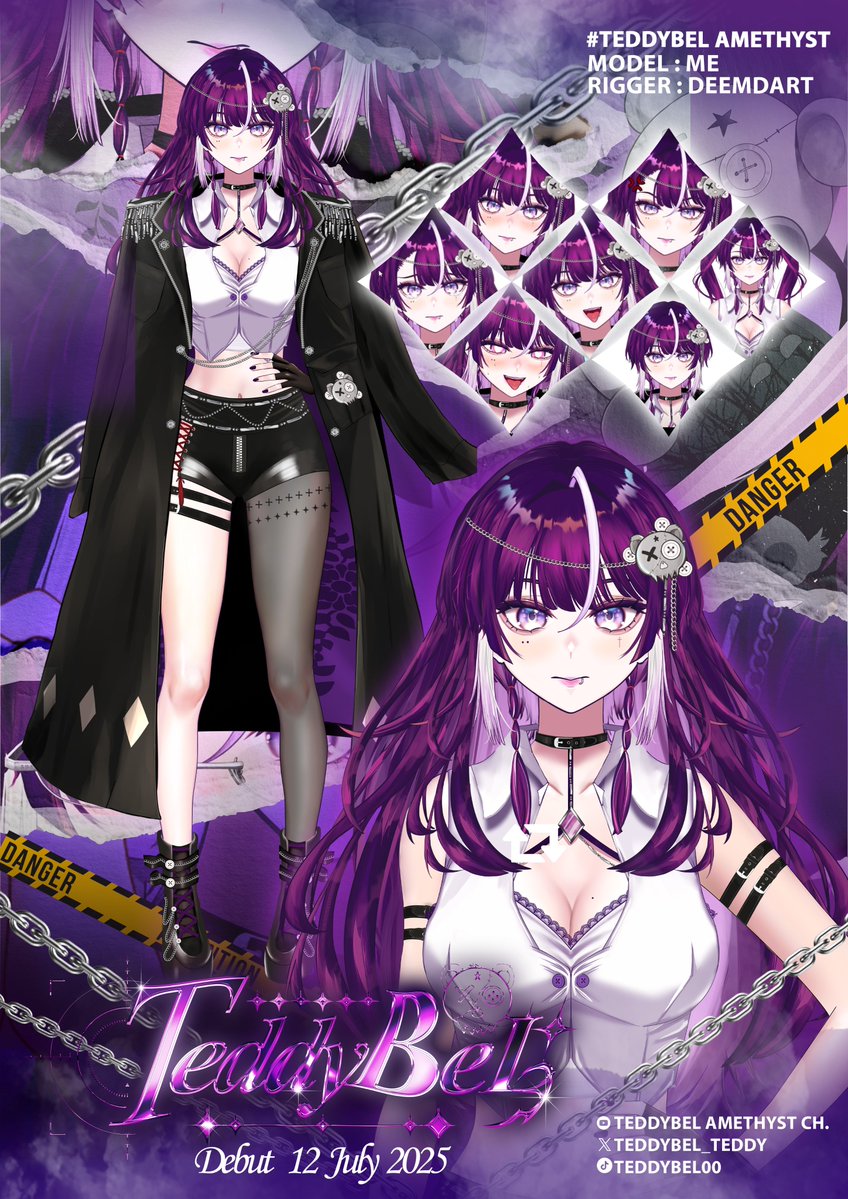 🧸⛓️TeddyBeL Amethyst -The Colonel💜

『พันเอก เท็ดดี้เบล ผู้บัญชาการแห่งกองทัพตุ๊กตาหมี ผู้ต่อสู้เพื่ออิสรภาพของเหล่าหมีจากโรงงานเถื่อน!

เราจะรวมพลพรรคหมีทั่วโลก สร้างเสียงหัวเราะ และความน่ารักที่มีอานุภาพทำลายล้างสูงสุด! 』

📅: Debut  12 July 2025
📍: youtube.com/@TeddyBeLIVtub…