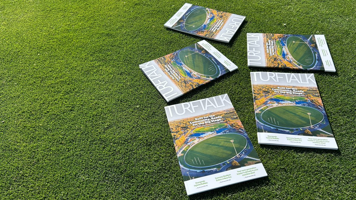 lawnsolutionsau's tweet photo. TurfTalk July 2025 is Out Now!

In this edition, we cover the latest from across the turf industry and highlight some impressive projects making headlines.

Inside this issue:
🌱 Expansion Update for Stampede Hybrid Buffalo
🌱 Barossa Park, Ready for Big Stage
🌱 Suncorp Stadium Enters New Era
🌱 Next Generation Tractor Automation
🌱 Turf Cooling Technology
🌱The Journey of Mallee Turf
🌱 Turf Certifications Role

Click here to read online 👉 https://t.co/nPofRjIwOJ