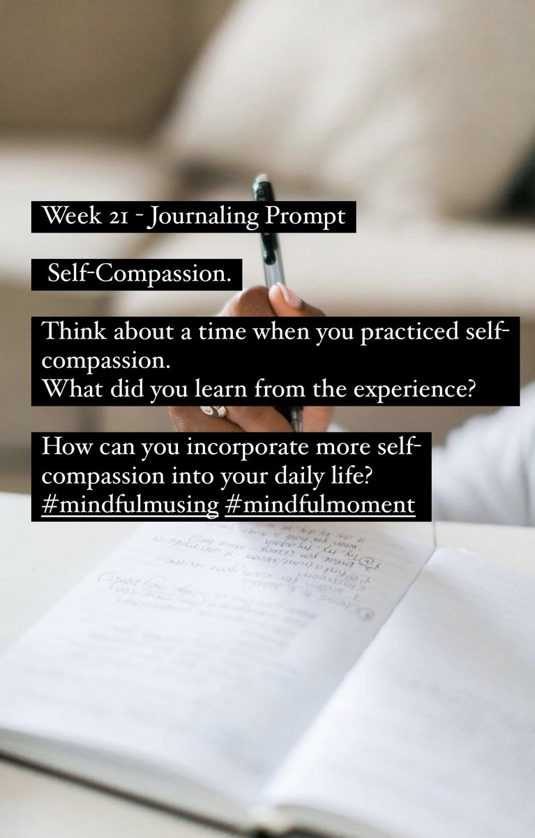 moffiescouch's tweet image. Journaling prompt for week 21 . 
#mindfulmusing 

Send a dm to join the journaling community