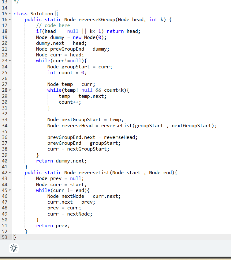 amanmr795's tweet photo. #Day68 of #gfg160 
Solved : Linked List Group Reverse 
#geekstreak2025 #CodingChallenge 
@geeksforgeeks https://t.co/6mCbIQu7M7
