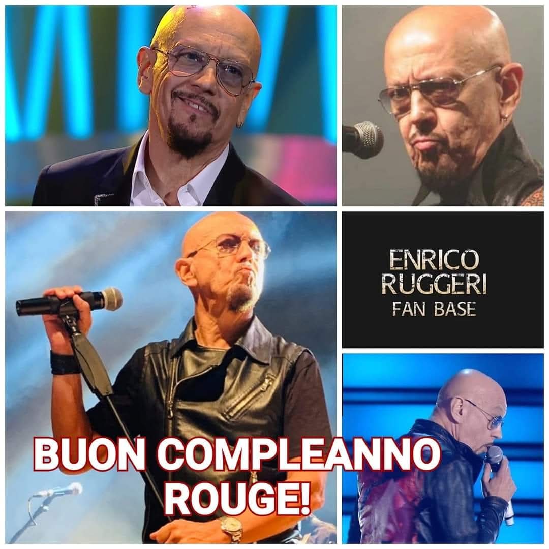 Qualcuno mi dice che
 ❝ancora non sono grande, 
ma gli uomini grandi non saranno cresciuti mai...❞
05 giugno è il compleanno del nostro #Rouge❗
auguri da tutti noi <a href="/enricoruggeri/">Enrico Ruggeri</a> 
<a href="/Rougefanbase/">Enrico Ruggeri fan base</a>
