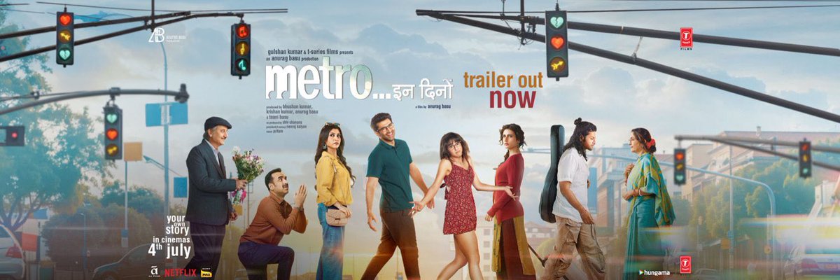 BollySpice's tweet image. Behind chaos, a quiet love story is waiting 
Metro…इन दिनों Trailer

youtu.be/Wm2R3aJPY2M?si…

#MetroInDino releases 4th July
#AdityaRoyKapur @SaraAliKhan @AnupamPKher @Neenagupta001 @TripathiiPankaj @konkonas @alifazal9 @fattysanashaikh @basuanurag @ipritamofficial @TSeries