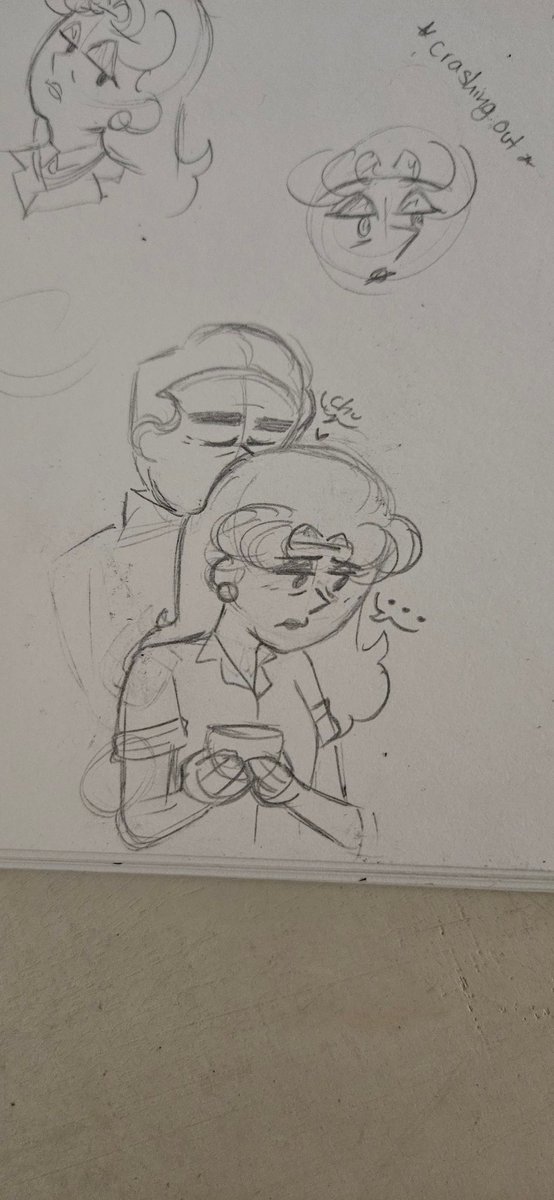 fanimplaytion's tweet photo. Doodles for tonight because I want Evale to suffer forever... Ok... Maybe she gets tea and an encouraging head kiss before they go back to work. 💛💼🧡💸
HI JAYDEN💜🧹💙💼
#daledimmadome #evale #legalbusiness #polishedgavel #doodles #yumetwt #fopanw https://t.co/CSAcp0wzqb