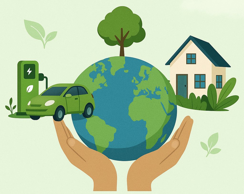 Credifin_'s tweet photo. Your choices shape the planet🌍
This #WorldEnvironmentDay choose:
✅EV Loans for a cleaner commute
✅Home Loans for energy-efficient homes
✅LAP for solar panels or green renovations
Credifin is proud to fund futures that last💚
#WorldEnvironmentDay2025 
#Credifin #BuildingBharat https://t.co/VWMSihj0yK