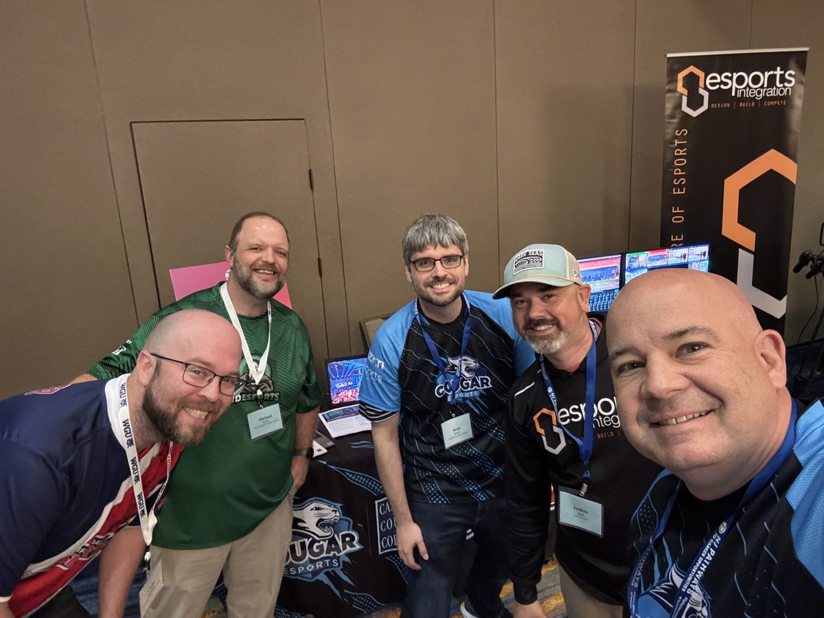 Cougar Esports - Camden County College (@camdenccesports) on Twitter photo Proud to share out on “Esports Production and Content Creation” today at the <a href="/NJCommColleges/">NJ's Community Colleges</a> Pathways to Career Opportunities Summit hosted at the Hard Rock Casino in AC! Great to have <a href="/BrookdaleEsport/">Brookdale Esports</a> <a href="/HorizonAvl_/">Horizon AVL</a> and W. Deptford HS there to talk about the collaboration. Proud to share out on “Esports Production and Content Creation” today at the <a href="/NJCommColleges/">NJ's Community Colleges</a> Pathways to Career Opportunities Summit hosted at the Hard Rock Casino in AC! Great to have <a href="/BrookdaleEsport/">Brookdale Esports</a> <a href="/HorizonAvl_/">Horizon AVL</a> and W. Deptford HS there to talk about the collaboration.
