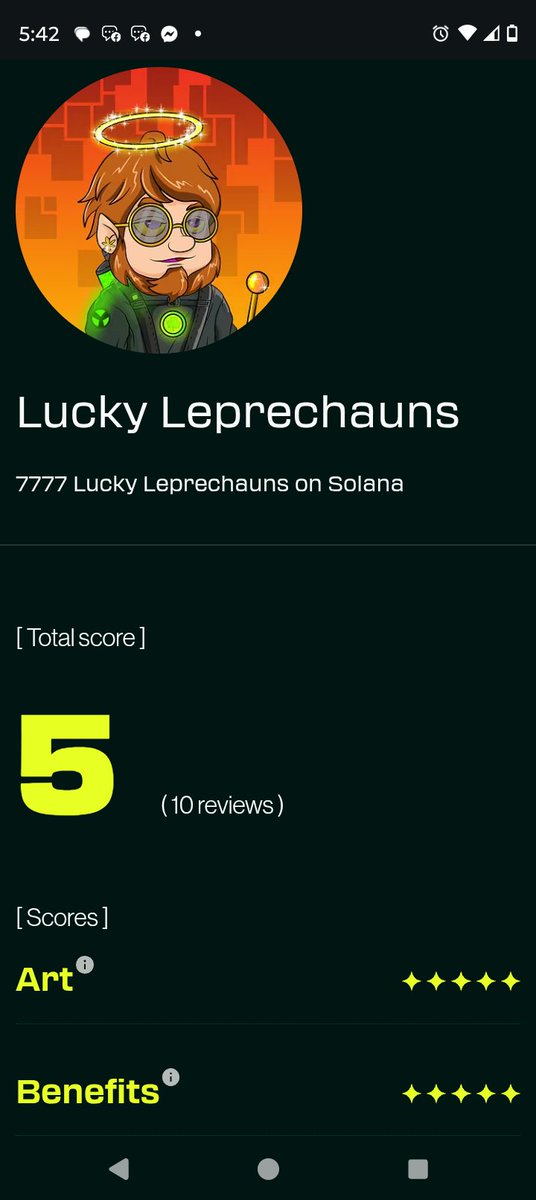 Lucky_Leps's tweet photo. 10 reviews 5 star rating on @revealio_xyz
Have you had a chance to drop your review yet?
https://t.co/FEconSEzb2
#NFT #HonestlyBetter #Solana https://t.co/BAoNs3OH4H