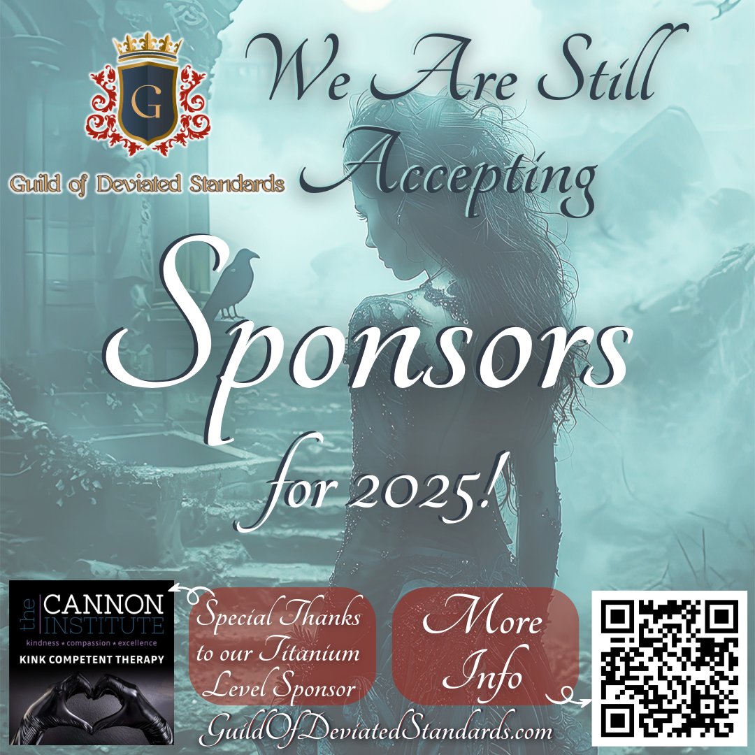 denver_ds's tweet photo. Become a Sponsor for Guild of Deviated Standards 2025! 

Are you, your family, or your small business looking to make an impact? Sponsor our event and explore exciting opportunities to shine! By partnering with us, you'll gain promotion through our marketing and social media. https://t.co/MUFwVpepwo