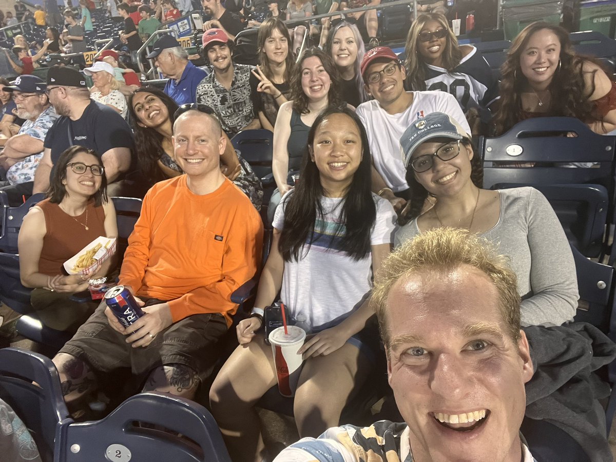 ErikNook's tweet image. Annual @LogicEmotionLab outing to @TrentonThunder!!! Excited for a great summer of science with this crew