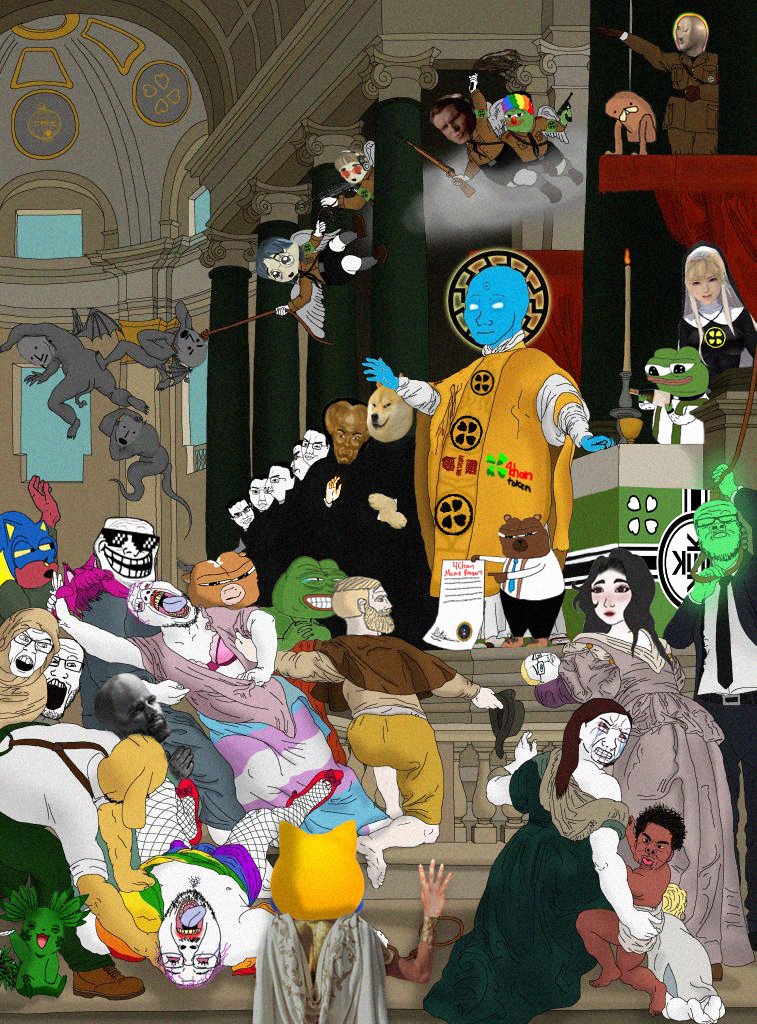 teh birthplace of memes church awaits your confessional anon #4chan 🍀