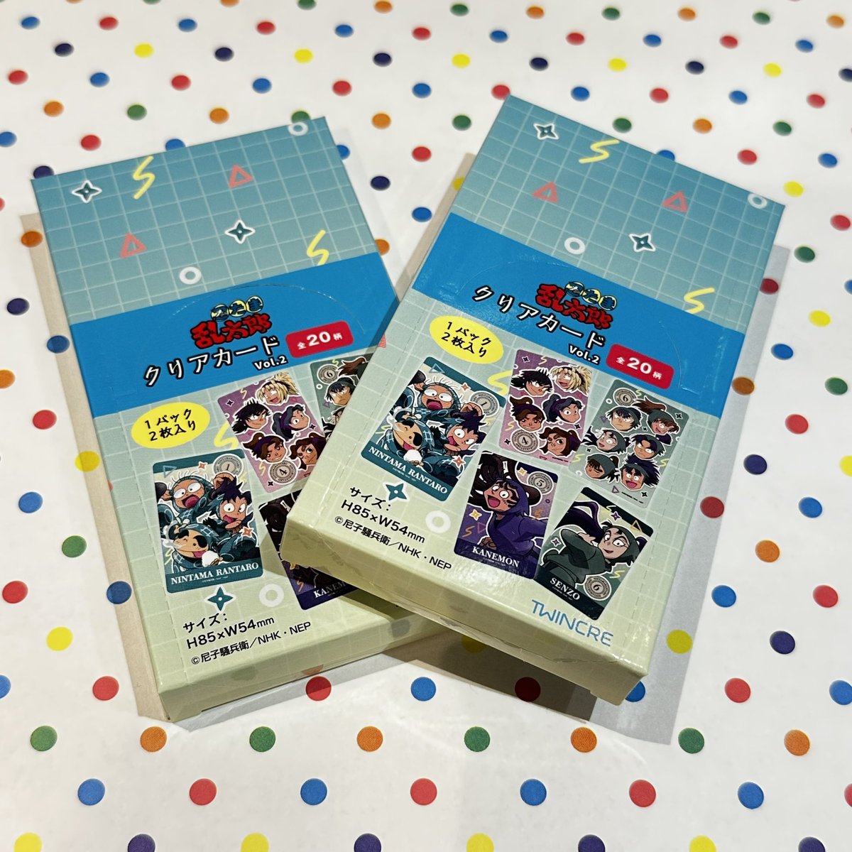 【新商品入荷】

忍たま乱太郎
クリアカード Vol.2 入荷いたしました🥷🥚

#忍たま乱太郎 #忍たま
#クリアカード
#HIDEandSEEK #ゆめタウン下松
#山口県