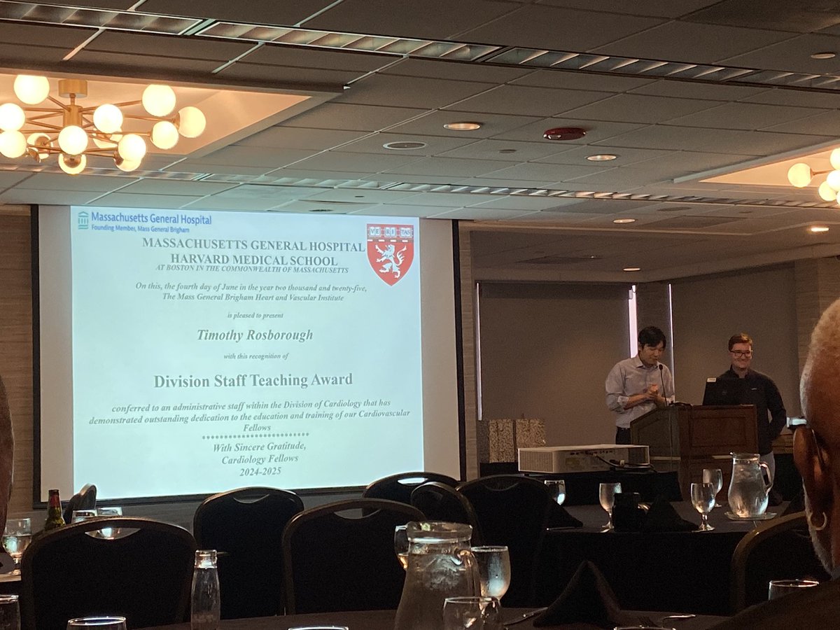 Congratulations to our sonographer Tim Rosborough on his award for teaching <a href="/MGHCVFellows/">MGH Cardiology Fellows</a>

Our sonographers invest significant one on one time and helping our fellows develop image acquisition skills.