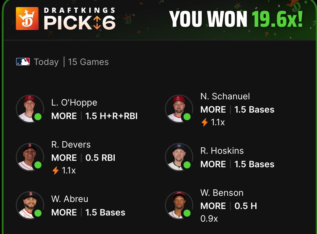 KeyJamesNetwork's tweet image. Literally in the zone right now!! Been hitting every thing I parlay. Join the opportunity!! ⬇️

pick6.draftkings.com/r/psx/bigscore…