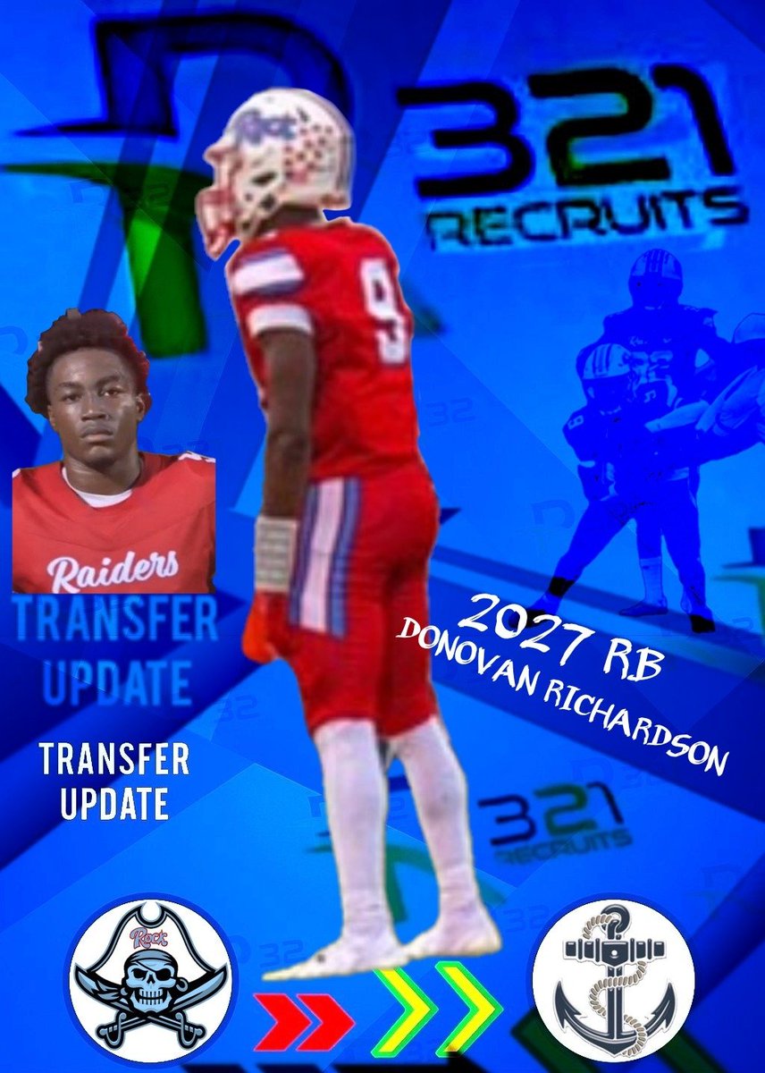TRANSFER UPDATE: 2027 RB Donovan Richardson transfers from Rockledge to Eau Gallie #TransferSeason #Flhsfb #BrevardSportsNetwork #FloridaHSFootball #AnchorDown