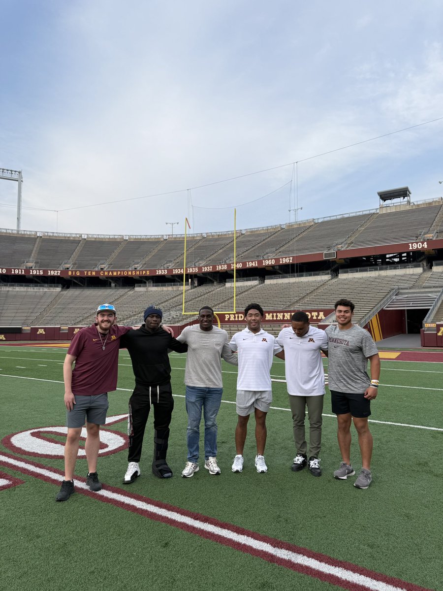 Andrew Wilson (@coachwilsonumn) on Twitter photo What an ELITE <a href="/GopherFootball/">Minnesota Football</a> Newcomer Dinner!! 🛶
The Band of Brothers grew with these 3 NEKTONS who are hungry to COMPETE 🔥
Time to achieve the goal; 1-0 😤〽️ What an ELITE <a href="/GopherFootball/">Minnesota Football</a> Newcomer Dinner!! 🛶
The Band of Brothers grew with these 3 NEKTONS who are hungry to COMPETE 🔥
Time to achieve the goal; 1-0 😤〽️