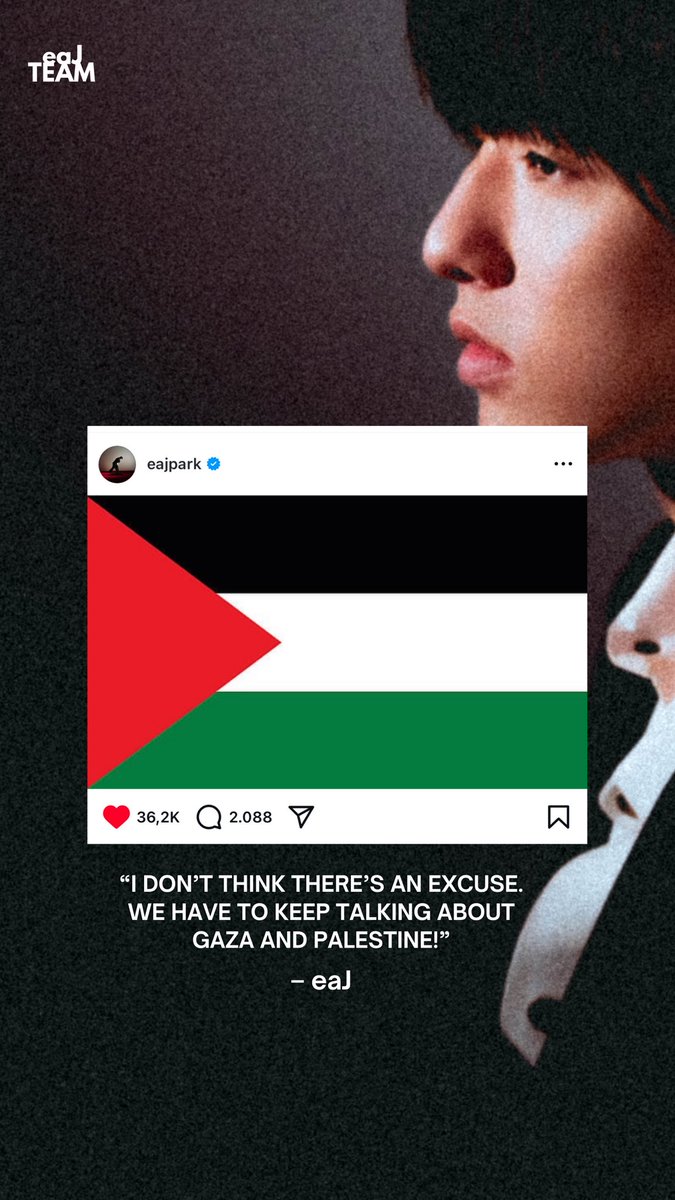 eaJ_TEAM's tweet photo. If he dares to speak, so can we! 🇵🇸

#eaJforhumanity #eaJPark https://t.co/oOFV1lhJC3