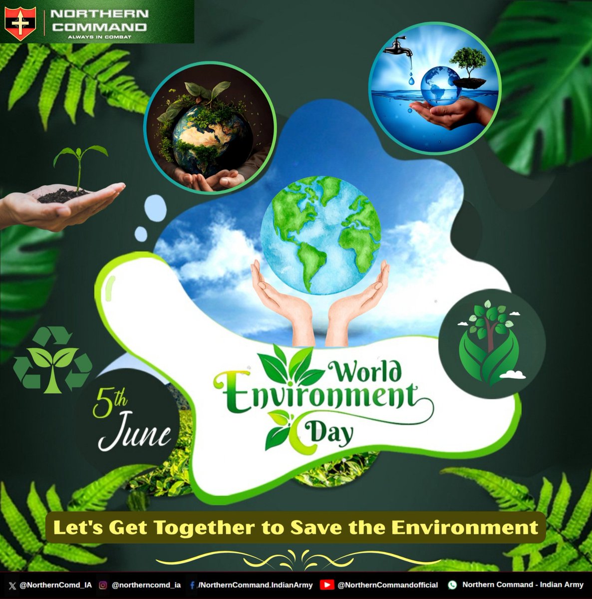 Our Earth is a shared legacy; its future depends on the choices we make today. This #WorldEnvironmentDay let's pledge to nurture our planet by reducing waste and embracing sustainability. 

#GoGreenIndia
#CleanIndianGreenIndia 
#BeatPlasticPollution
#OnlyOneEarth