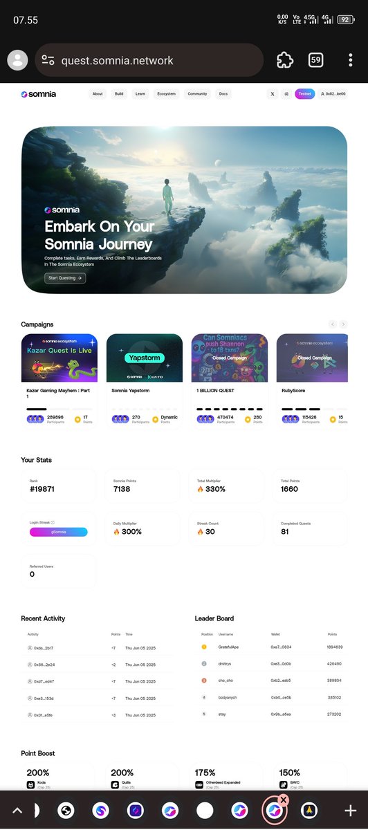 dn_mlywn's tweet image. 🛠️ Builders, your playground is ready!
@Somnia_Network Testnet is live — test smart contracts, explore SDKs, and shape the metaverse.
Your contributions today could power the games of tomorrow. 🌍🚀
#SomniaDev #MetaverseBuilders #Web3Testnet

STILL EARLY, DON'T MISS
@KaitoAI
