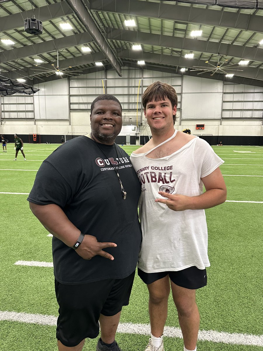 Kolby McLean 59 (@kolbymclean59) on Twitter photo Had a great time getting some work in with Centenary College <a href="/Gents_Football/">Centenary Football</a> and <a href="/coachbyrondawso/">Coach Byron Dawson</a> Working one day to the next. Had a great time getting some work in with Centenary College <a href="/Gents_Football/">Centenary Football</a> and <a href="/coachbyrondawso/">Coach Byron Dawson</a> Working one day to the next.