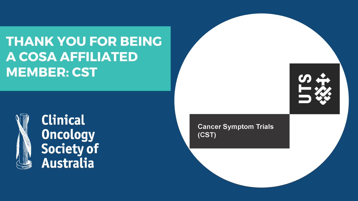 COSA (@cosaoncology) on Twitter photo Did you know <a href="/UTS_CST/">Cancer Symptom Trials</a> members can join COSA at a discounted rate? Thank you for continuing your Affiliated organisation membership with COSA! bit.ly/3s5mOC6 Did you know <a href="/UTS_CST/">Cancer Symptom Trials</a> members can join COSA at a discounted rate? Thank you for continuing your Affiliated organisation membership with COSA! bit.ly/3s5mOC6
