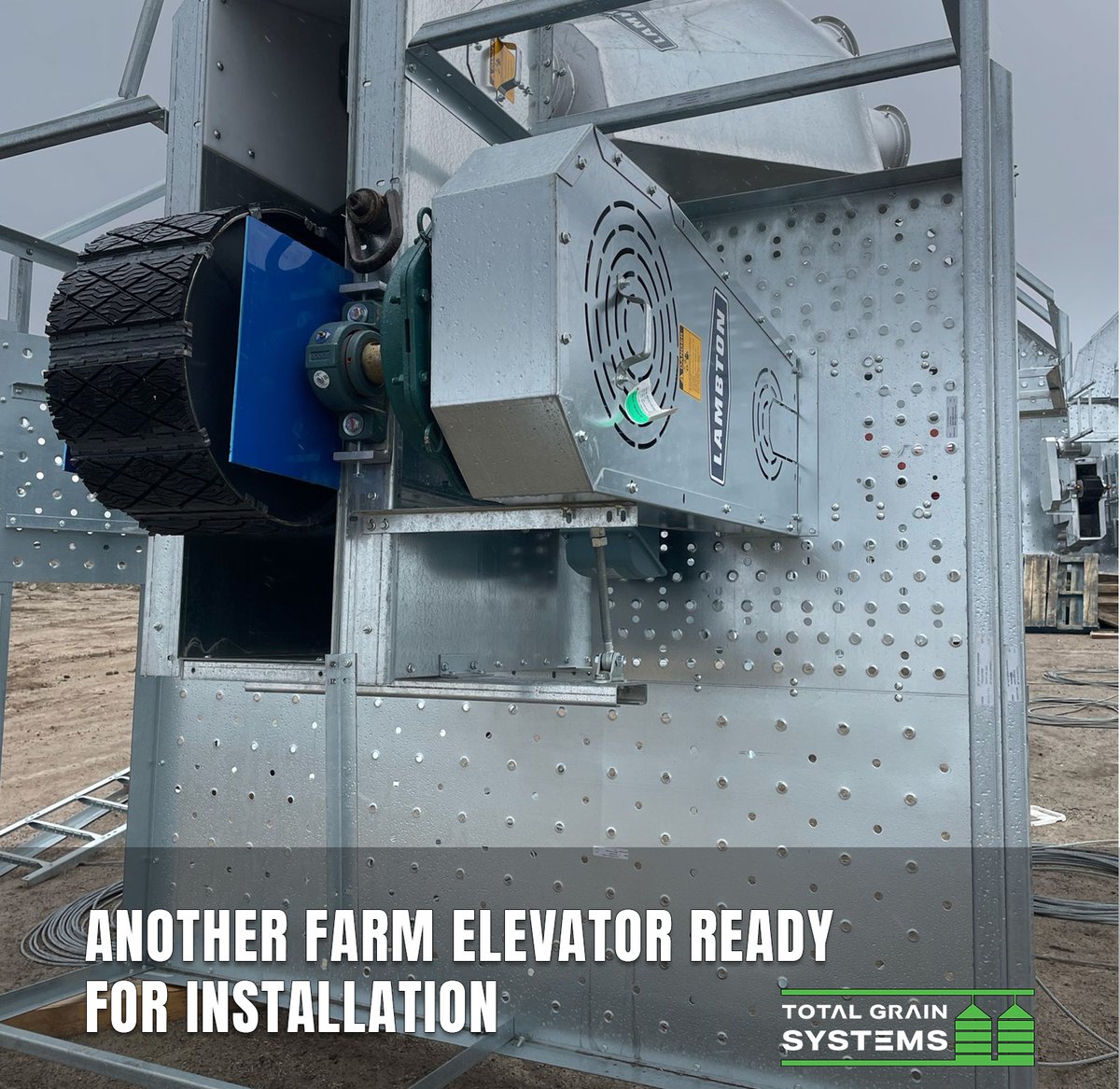 TGrainSystems's tweet image. From engineered precision to site delivery, this Lambton unit is prepped and ready to go up.
At Total Grain Systems, we don’t just supply equipment—we deliver confidence.

#FarmElevator #TGSolutions #LambtonBuilt #AgInfrastructure #TotalGrainSystems #OnFarmBuilds