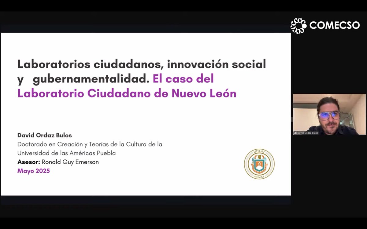 Laboratorios ciudadanos e innovación ciudadana. Una mirada desde la gubernamentalidad

🗣️David Ordaz Bulos
👉 youtu.be/A03NgHPWEBw

Grupo de trabajo "Senderos metodológicos para la investigación social contemporánea"