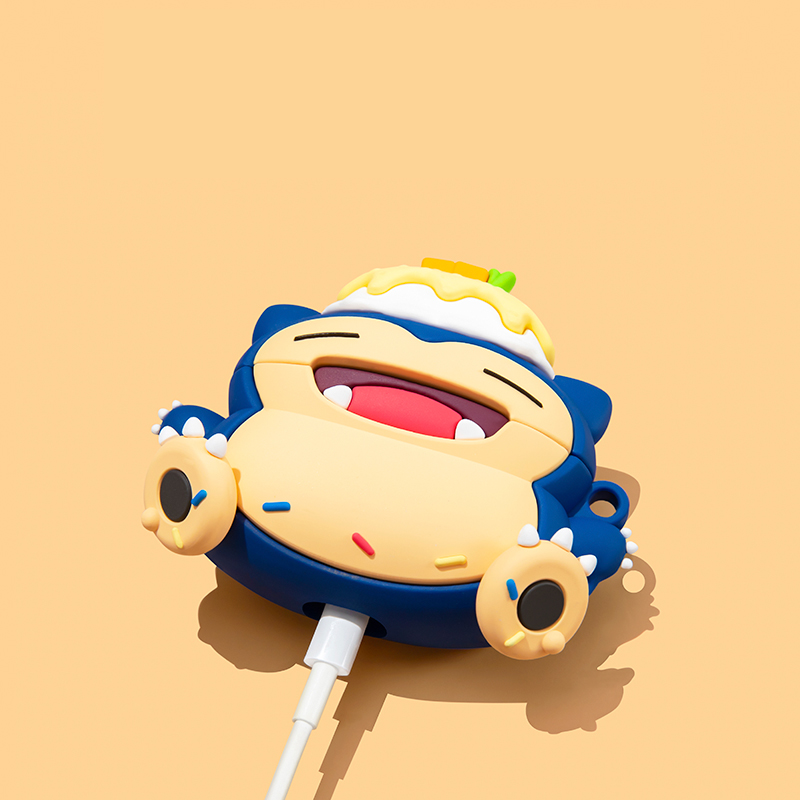 toycircum's tweet photo. Pokemon Snorlax and Icecream AirPods Case https://t.co/gZSglLNJcf