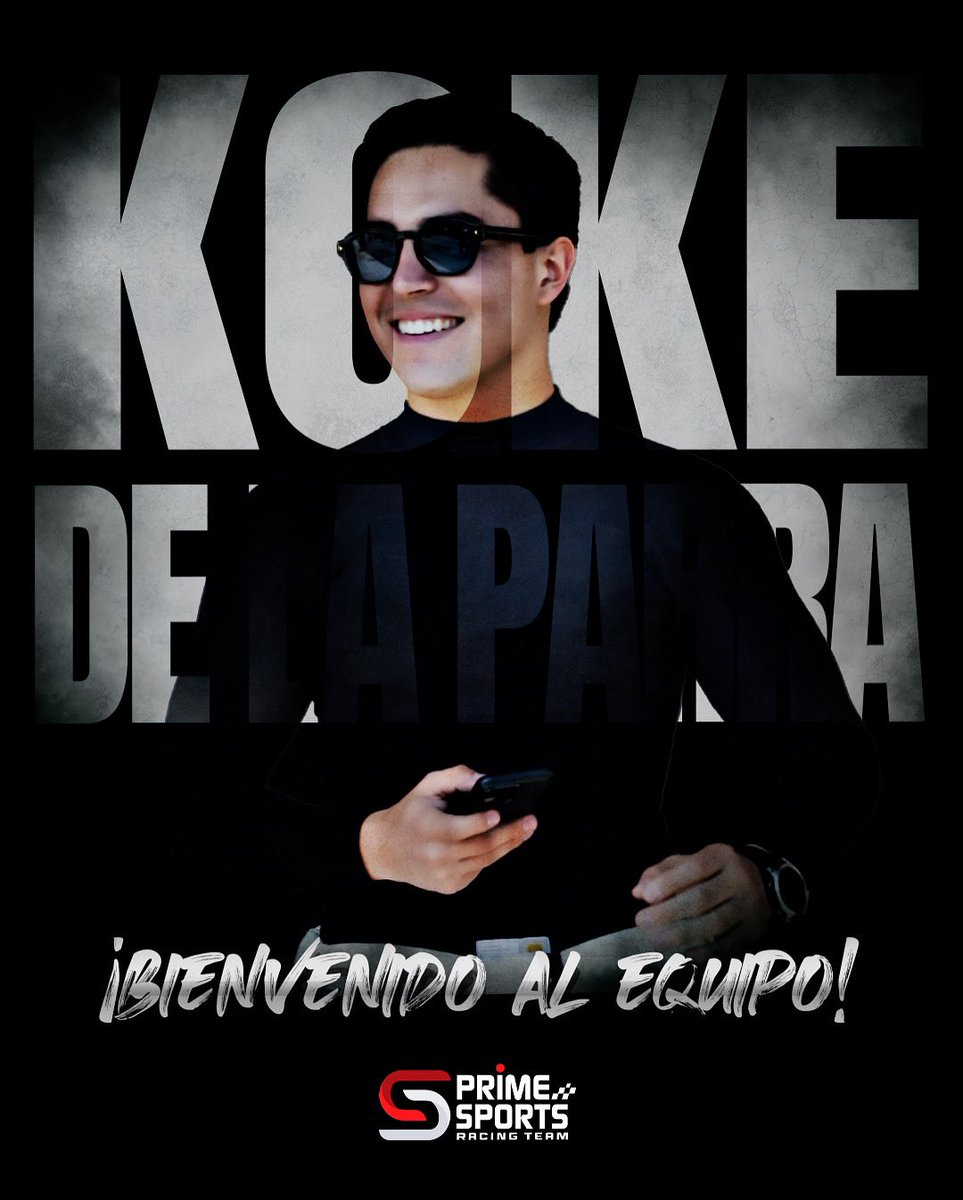 🔥 ¡FICHAJE DE LUJO!
Koke de la Parra, líder de la #NASCARChallenge, se une a Prime Sports Racing Team al mando del auto #29 🏁

Velocidad, técnica y hambre de victoria lo definen.
Vamos por el triunfo en el Autódromo Hermanos Rodríguez.
😎 ¡Venga, campeón!

#KokeDeLaParra #PSRT