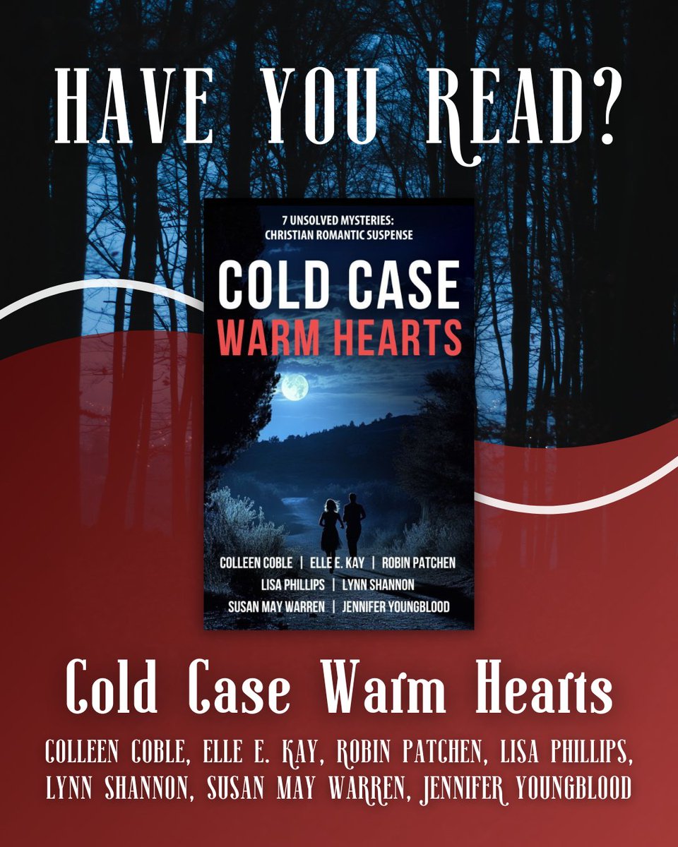 Have you read this anthology? 

COLD CASE WARM HEARTS features 7 Christian romantic suspense adventures from 7 bestselling authors in the industry 🔥

Get the ebook collection for $9.99—which comes to about $1.43 per book!
amazon.com/dp/B0DXD79RXL