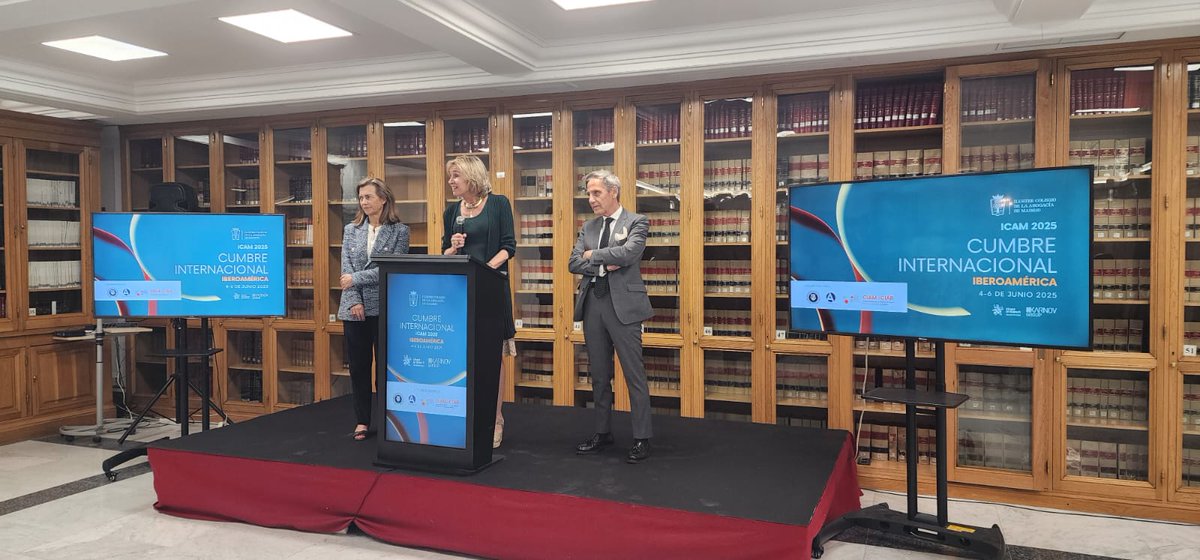 BMA_Abogados's tweet photo. Nuestro consejero Eduardo Tapia representó con orgullo a la BMA en la Cumbre Internacional Iberoamericana de la UIBA en Madrid. 🇲🇽🤝🇪🇸

En este importante encuentro, compartió espacio con Carlos Andreucci, presidente de la UIBA, y escuchó las palabras de la Vice-decana del ICAM, en un diálogo enriquecedor sobre el presente y futuro del derecho en Iberoamérica. @icam_es 

Seguimos fortaleciendo lazos con las instituciones jurídicas más importantes del mundo. 🌐⚖️
#UIBA #ICAM #Madrid #DerechoIberoamericano #BMAInternacional