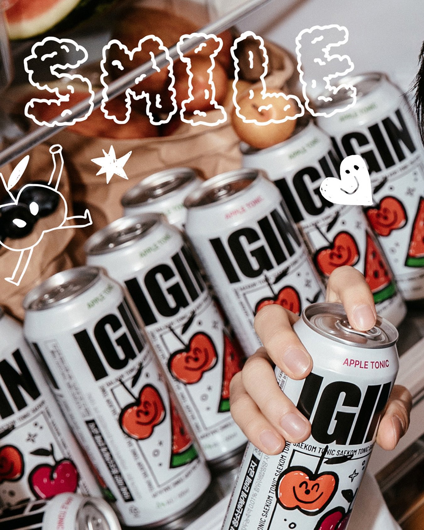 BTS ジン IGIN APPLE TONIC ポスター GS25 IGIN All for Jin on X: 