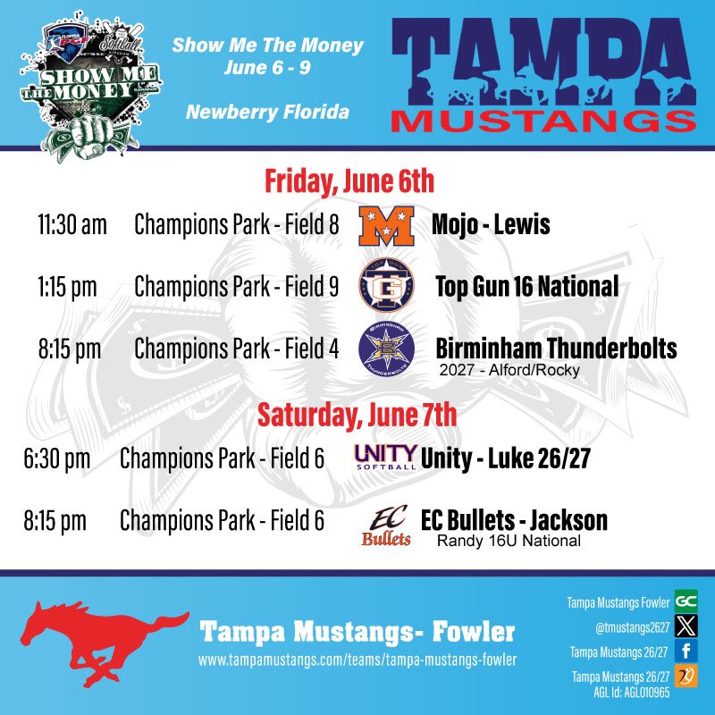 Norah Ranaudo (@norahranaudo) on Twitter photo Looking forward to starting our summer season at Show Me The Money!!
<a href="/flpgfmedia/">Florida PGF Media Network</a>
<a href="/PGFnetwork/">PGF</a>
<a href="/TMUSTANGS2627/">Tampa Mustangs Fowler</a> Looking forward to starting our summer season at Show Me The Money!!
<a href="/flpgfmedia/">Florida PGF Media Network</a>
<a href="/PGFnetwork/">PGF</a>
<a href="/TMUSTANGS2627/">Tampa Mustangs Fowler</a>