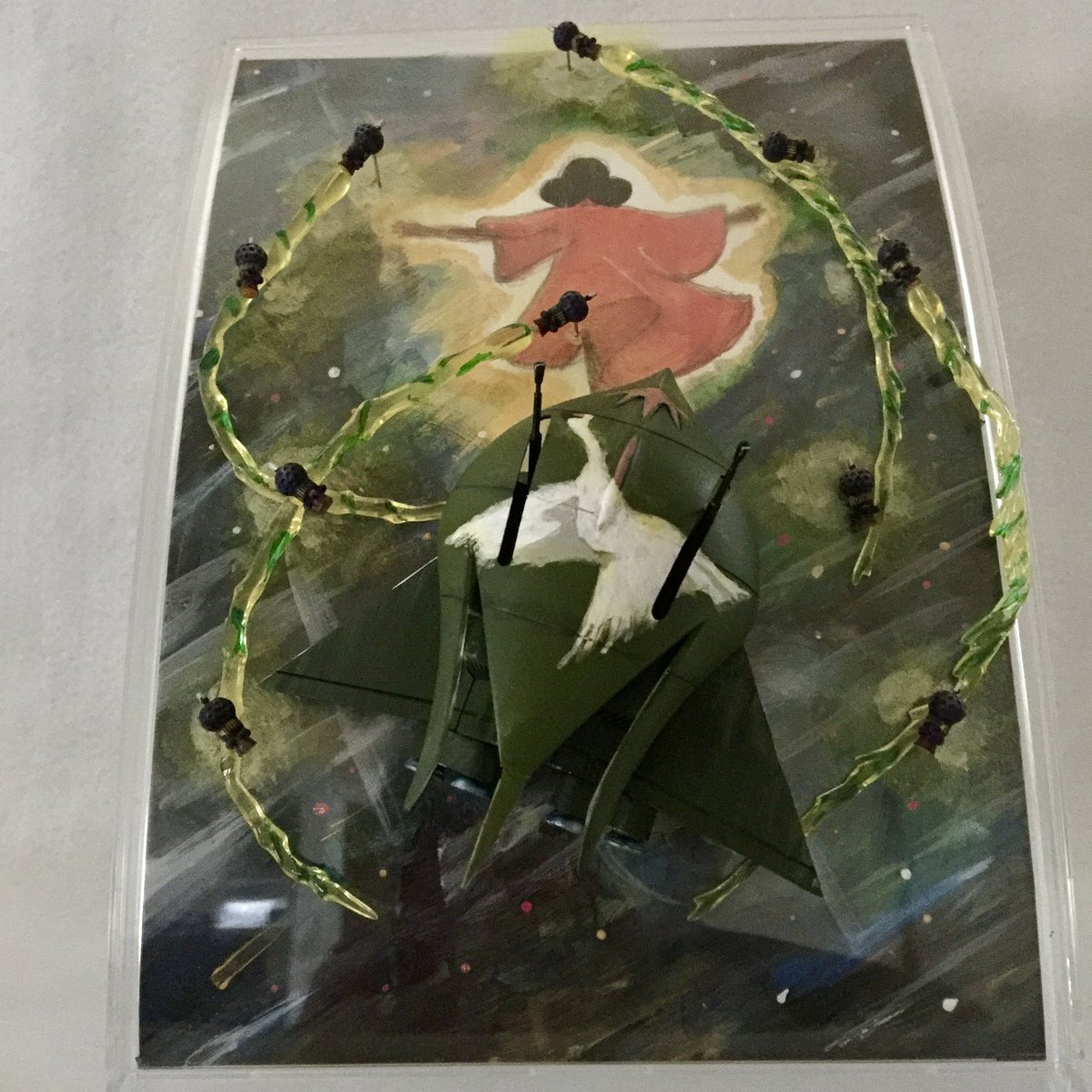 #GQuuuuuuX
#シャロンの薔薇
ちょうど5年前に作った薔薇を擦ってみる