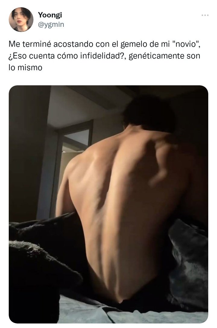miinaluu's tweet photo. — ୨୧ Dirty Game ⋆. #kookgiau

El hermano gemelo de Jk, le pide un favor algo inoportuno, hacerse pasar por él.

Pero esta era la oportunidad de Jk, ya que su hermano no valoraba al hermoso novio que tenía..

— "Él no lo amaba... pero yo sí podía hacerlo". https://t.co/84LjoA8NmO