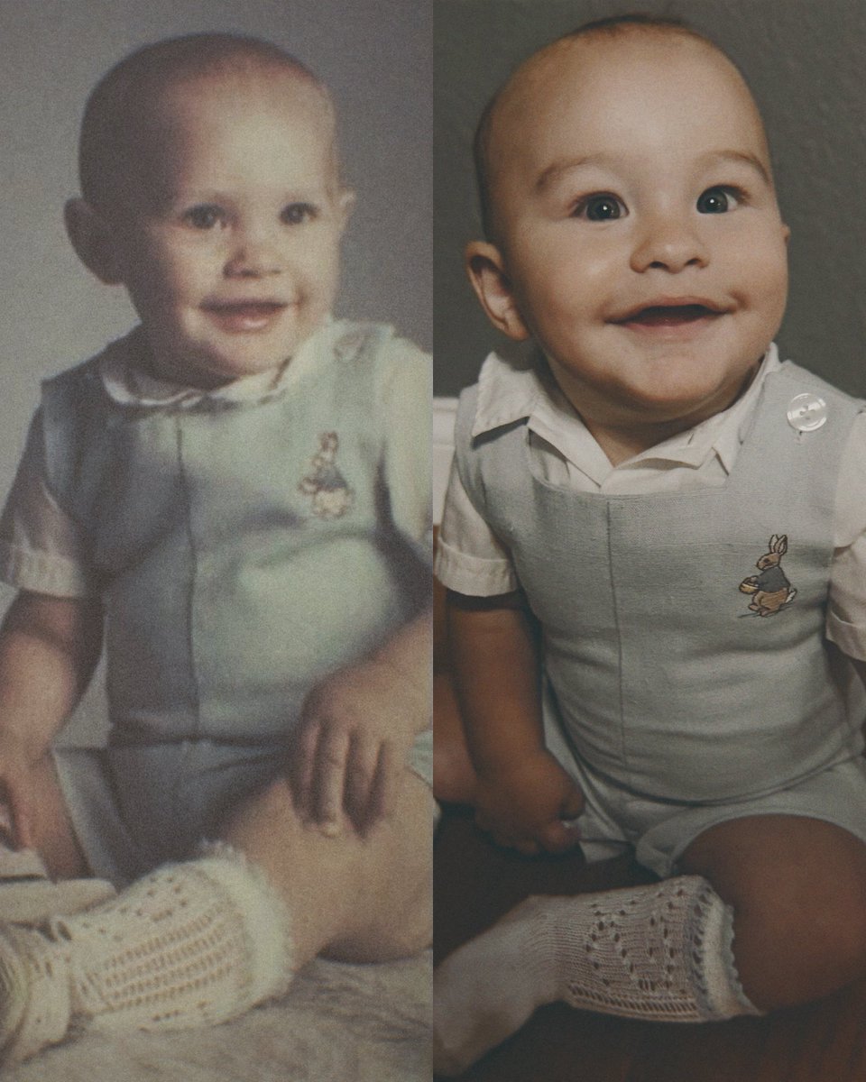 Copy and paste baby edition. Who wore it better? Like father, like son! Happy ten months TD! We love you buddy!