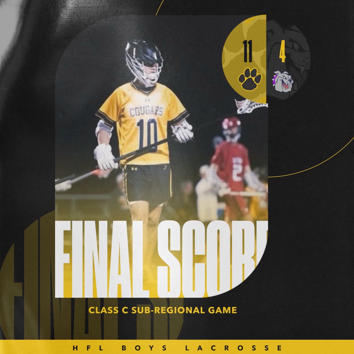 The Boys Lacrosse team advances to the class C regional game on Saturday!