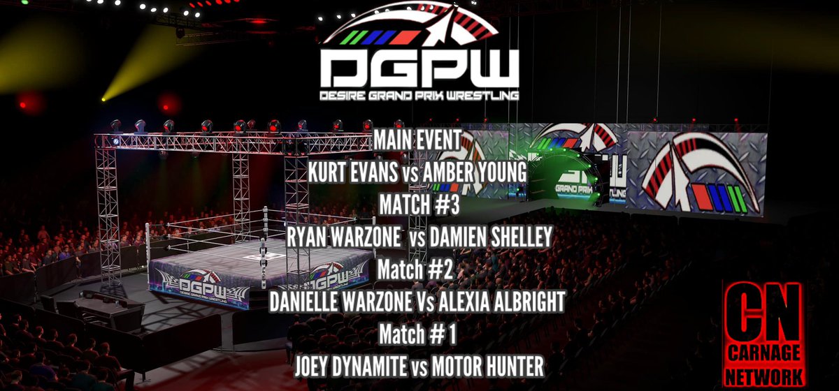Desire Grand Prix Wrestling (@officialdgpw) on Twitter photo WE ARE BACK!!!!!! NEW EPISODE ON OUR OFFICIAL YOUTUBE CHANNEL !!! PRIMERS @ 9:00 PM #DGPW #EFED youtube.com/@desiregrandpr…
<a href="/KITSUNEKINGXIII/">“THE KITSUNE KING” JOEY DYNAMITE 🦊</a> <a href="/Kobewrightkw/">Motor Hunter</a> <a href="/Bloody_Buckets1/">🇨🇦🖤Ryan Warzone 🏳️🌈🖤</a> <a href="/AlexiaAlbright/">☀️🥓 𝔗𝔞𝔫𝔨 𝔔𝔲𝔢𝔢𝔫 𝔄𝔩𝔟𝔯𝔦𝔤𝔥𝔱 😎 ☀️</a> <a href="/familiashelley/">CHAOTIX Productions/CHAOTIX Pro Wrestling (Maddie)</a> <a href="/SwatDx/">SwatDx</a> <a href="/DCdestroyer97/">👊🏽💥𝔄𝔪𝔟𝔢𝔯 𝔜𝔲𝔫𝔤💥👊🏽</a> @daniellewarzone WE ARE BACK!!!!!! NEW EPISODE ON OUR OFFICIAL YOUTUBE CHANNEL !!! PRIMERS @ 9:00 PM #DGPW #EFED youtube.com/@desiregrandpr…
<a href="/KITSUNEKINGXIII/">“THE KITSUNE KING” JOEY DYNAMITE 🦊</a> <a href="/Kobewrightkw/">Motor Hunter</a> <a href="/Bloody_Buckets1/">🇨🇦🖤Ryan Warzone 🏳️🌈🖤</a> <a href="/AlexiaAlbright/">☀️🥓 𝔗𝔞𝔫𝔨 𝔔𝔲𝔢𝔢𝔫 𝔄𝔩𝔟𝔯𝔦𝔤𝔥𝔱 😎 ☀️</a> <a href="/familiashelley/">CHAOTIX Productions/CHAOTIX Pro Wrestling (Maddie)</a> <a href="/SwatDx/">SwatDx</a> <a href="/DCdestroyer97/">👊🏽💥𝔄𝔪𝔟𝔢𝔯 𝔜𝔲𝔫𝔤💥👊🏽</a> @daniellewarzone