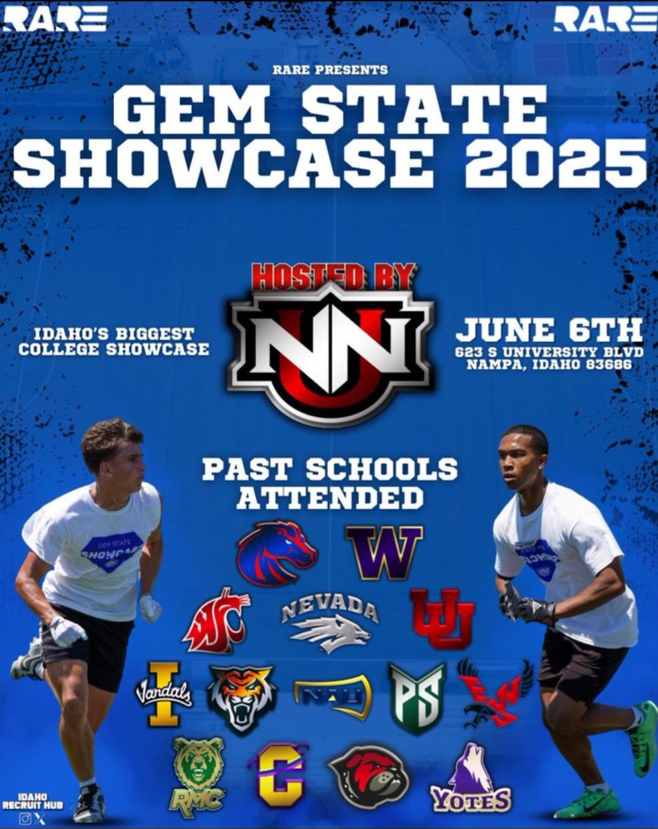 Ready to get better and compete at the Gemstate Showcase! #AGTG <a href="/CoachAnguay_ISU/">CoachSamsonAnguay</a> <a href="/CoachFendall/">Neil Fendall - Father, Husband, Coach</a> <a href="/JosephDunn67253/">Joseph Dunning</a> <a href="/CoachJuss/">Juss  Jackson</a> <a href="/MHSWarriorFB/">MHSWarriorFootball</a>