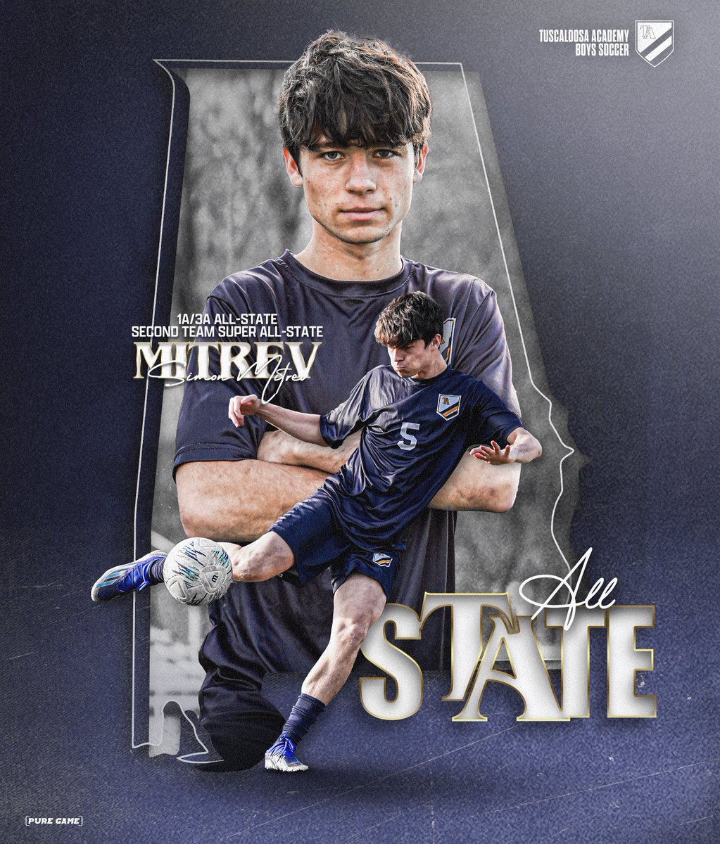 Tuscaloosa Academy Athletics (@ta_athletics) on Twitter photo β½οΈ πππ πππππ βοΈ
Congratulations to Tuscaloosa Academy's Simon Mitrev (SR) for being selected by the High School Soccer Coaches of Alabama to the 2025 United Soccer Coaches Association Boys Soccer Super All-State team & to the AHSAA 1A-3A All-State team.
#TuscaloosaAcademy β½οΈ πππ πππππ βοΈ
Congratulations to Tuscaloosa Academy's Simon Mitrev (SR) for being selected by the High School Soccer Coaches of Alabama to the 2025 United Soccer Coaches Association Boys Soccer Super All-State team & to the AHSAA 1A-3A All-State team.
#TuscaloosaAcademy