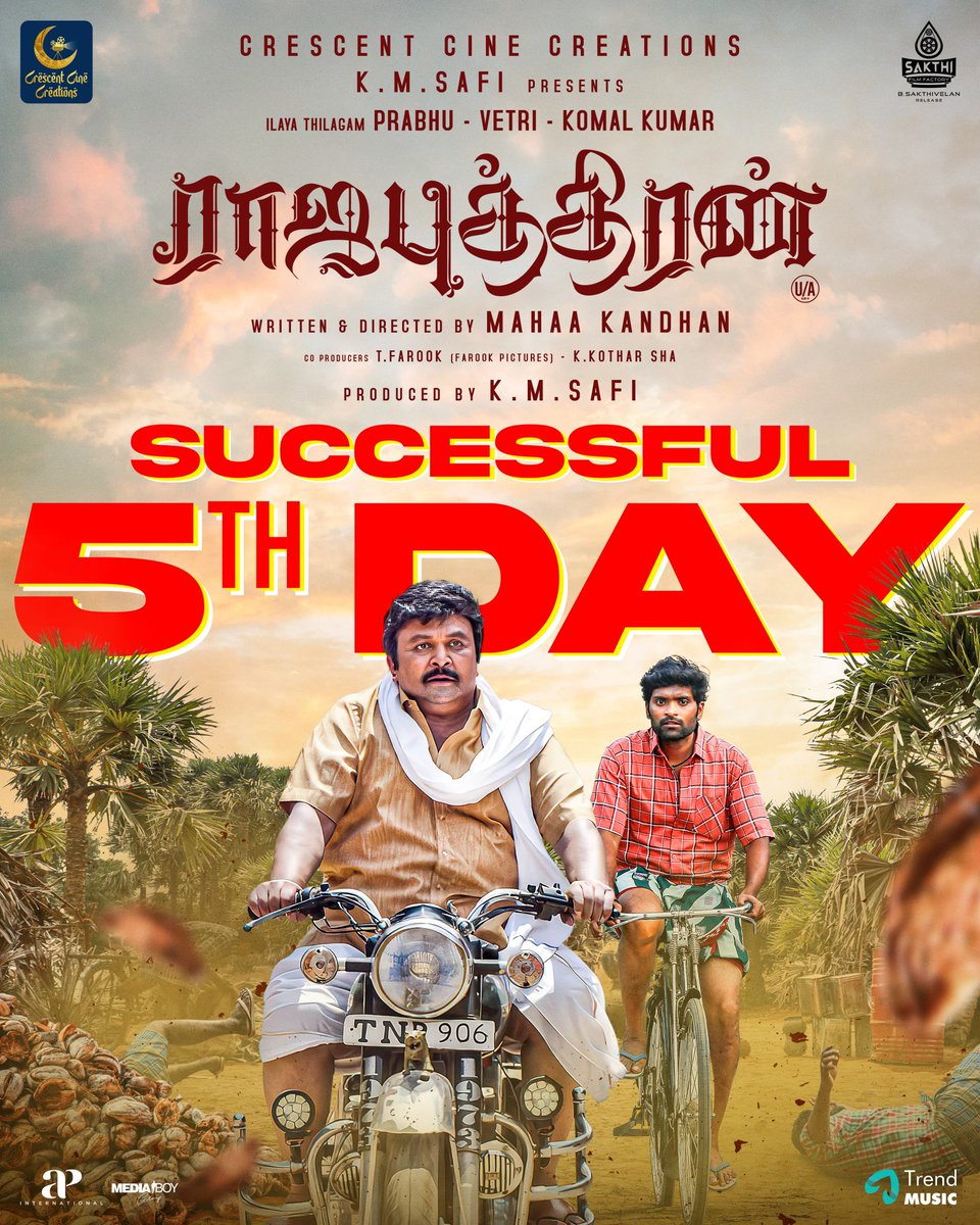 CinemaInbox (@cinemainbox) on Twitter photo #Rajaputhiran enter successful 5th day
⭐️ing #Ilayathilagamprabhu <a href="/act_vetri/">Vetri</a> @krishnapriya829 <a href="/thangadurai123/">Thangadurai</a> <a href="/NGanapathi37889/">N Ganapathi</a>
<a href="/KANDASA10576586/">MAHAAKANDHAN</a> <a href="/OliverDeny411/">Oliver Deny</a> <a href="/kkk_edit/">kamalakannan k</a> <a href="/arsridharmaster/">Choreographer_sridhar</a> <a href="/Vairamuthu/">வைரமுத்து</a> <a href="/Lyricist_Mohan/">mohanrajan Lyricist</a>
<a href="/sidvipin/">Siddharth Vipin</a> <a href="/KotharshaK/">Kotharsha K</a> <a href="/Safi2409/">Safi</a> <a href="/crescine24/">Crescent Cine Creations</a> <a href="/vasheer71/">VASHEER AHAMED Y</a> #Rajaputhiran enter successful 5th day
⭐️ing #Ilayathilagamprabhu <a href="/act_vetri/">Vetri</a> @krishnapriya829 <a href="/thangadurai123/">Thangadurai</a> <a href="/NGanapathi37889/">N Ganapathi</a>
<a href="/KANDASA10576586/">MAHAAKANDHAN</a> <a href="/OliverDeny411/">Oliver Deny</a> <a href="/kkk_edit/">kamalakannan k</a> <a href="/arsridharmaster/">Choreographer_sridhar</a> <a href="/Vairamuthu/">வைரமுத்து</a> <a href="/Lyricist_Mohan/">mohanrajan Lyricist</a>
<a href="/sidvipin/">Siddharth Vipin</a> <a href="/KotharshaK/">Kotharsha K</a> <a href="/Safi2409/">Safi</a> <a href="/crescine24/">Crescent Cine Creations</a> <a href="/vasheer71/">VASHEER AHAMED Y</a>