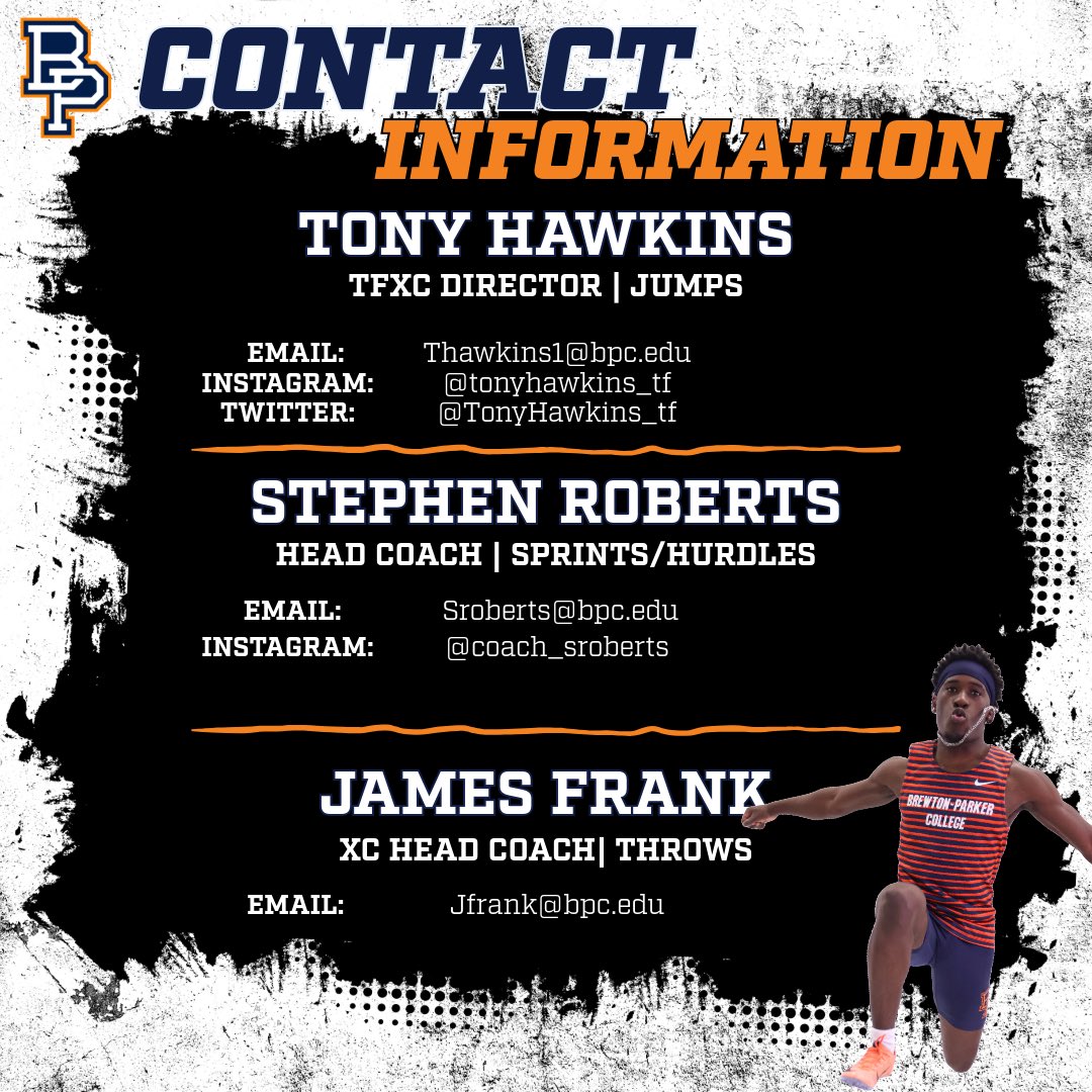 CLASS of 2025 are you looking for a home to excel athletically, academically, and spiritually? We have posted our current recruiting standards and marks. Our DM’s and emails are open. Looking forward to hear from you! 

Email
Tony Hawkins: thawkins1@bpc.edu