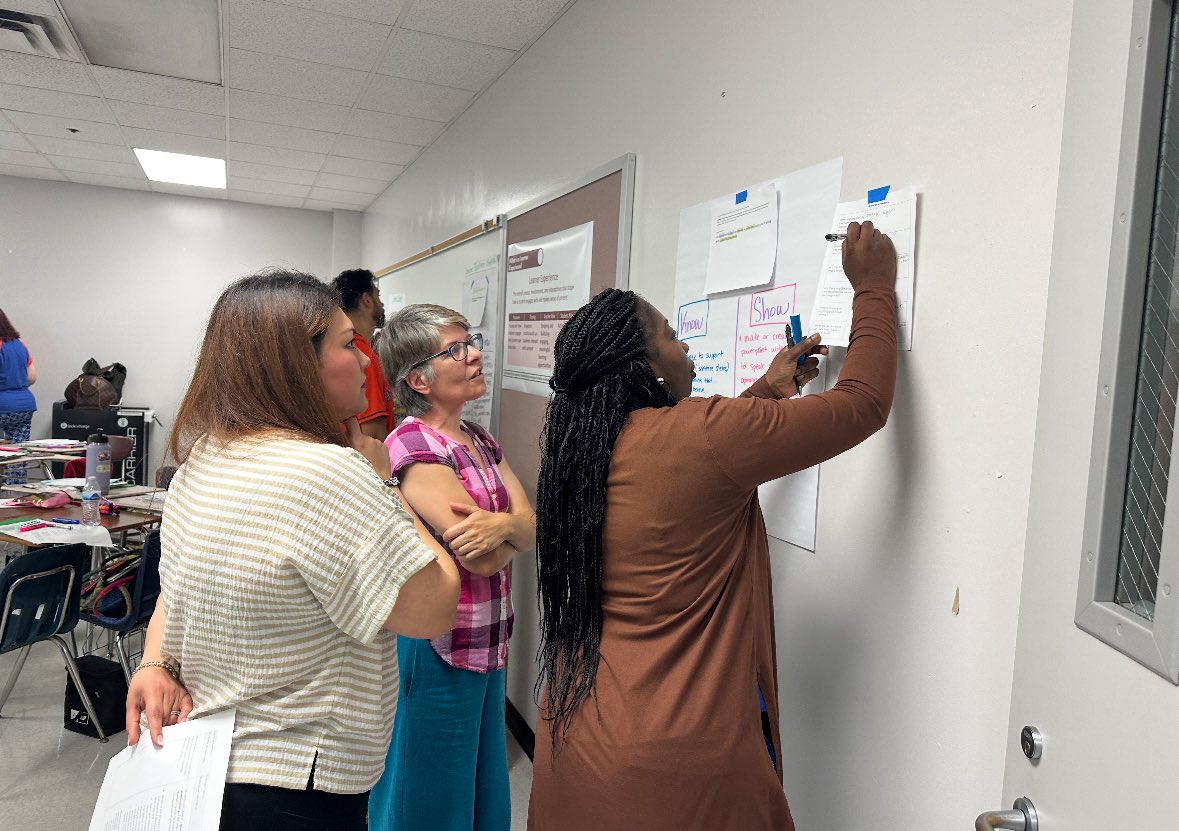 FBISD_MSD's tweet image. 🚀 Launching summer PD with our amazing, World Language, Bilingual & ESL educators! We’re charting a course toward Tier 1 rigor, high-impact instructional practices, and stellar learner experiences for EB students. The mission has begun—let’s reach new heights! 🌌🛰️ #LeadthePAC
