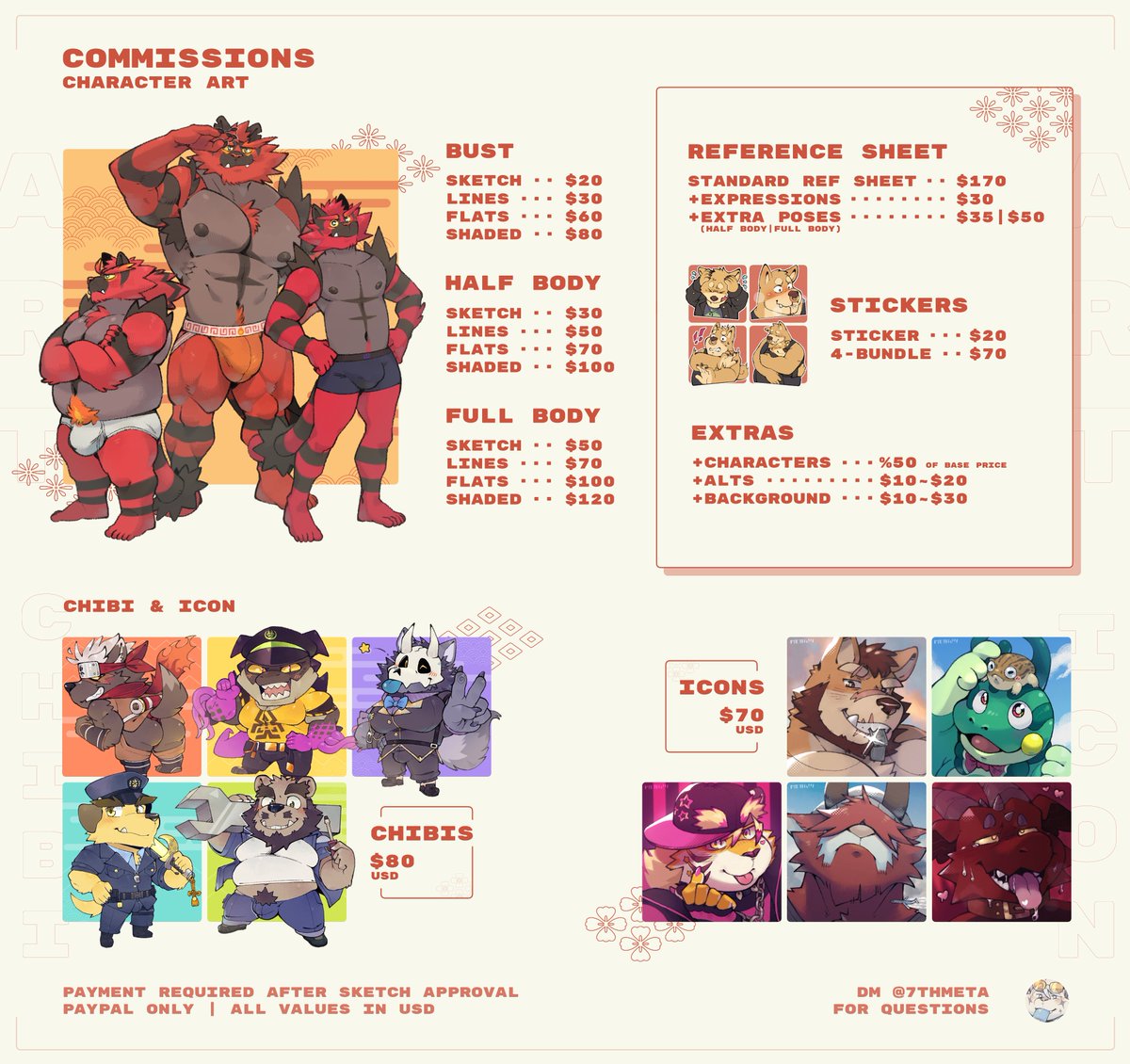 hello everyone! nana here.
nana is opening 2 slots this time around! if you're interested, feel free to send in a reply in the link below. 
 
🐯 forms.gle/kbj3de5WfubHcY…

this will be closing tomorrow evening, around this time. thank you for your interest in working with nana!